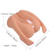 half body big ass silicone real sex doll for men from Automatic Woman